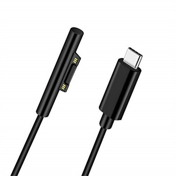 Requires PD 45W J-Go Tech Surface Connect to USB-C Charging Cable 15V/3A 